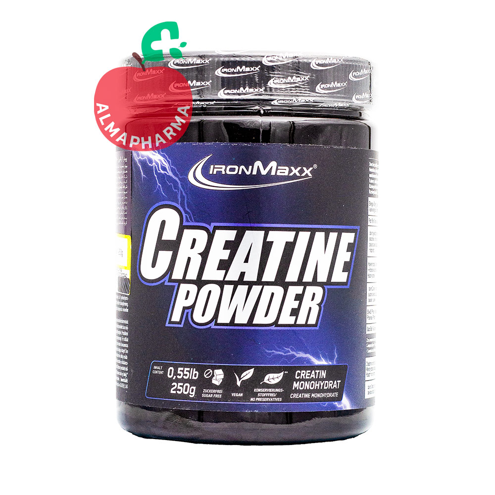 creatine-250-gr-iron-max-(1)-almapharma عکس پودر کراتین آیرون مکس 250 گرم