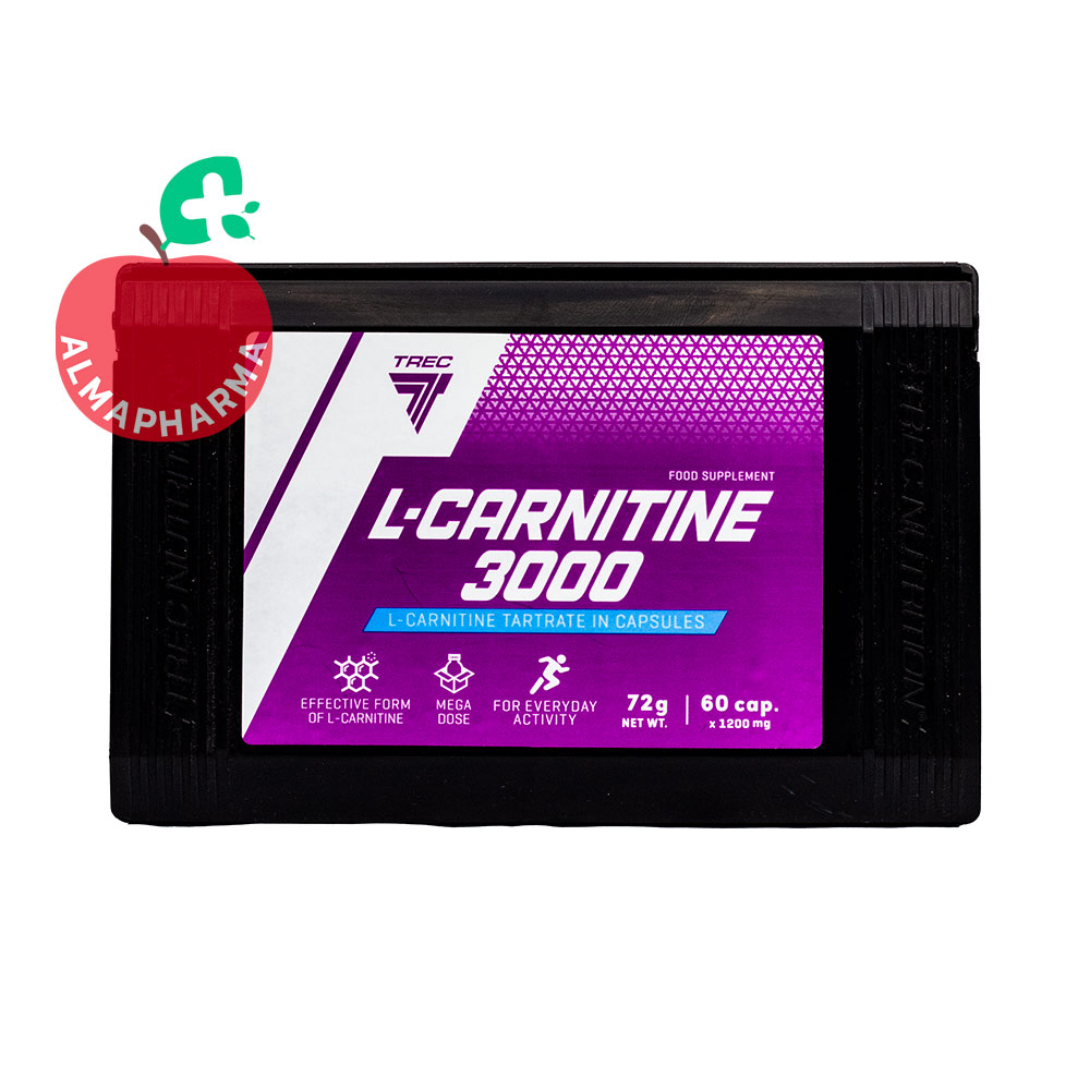 el-carentine-3000-trec-nutrition-(5)-almapharma ال کارنیتین 3000 ترک نوتریشن 60 عدد