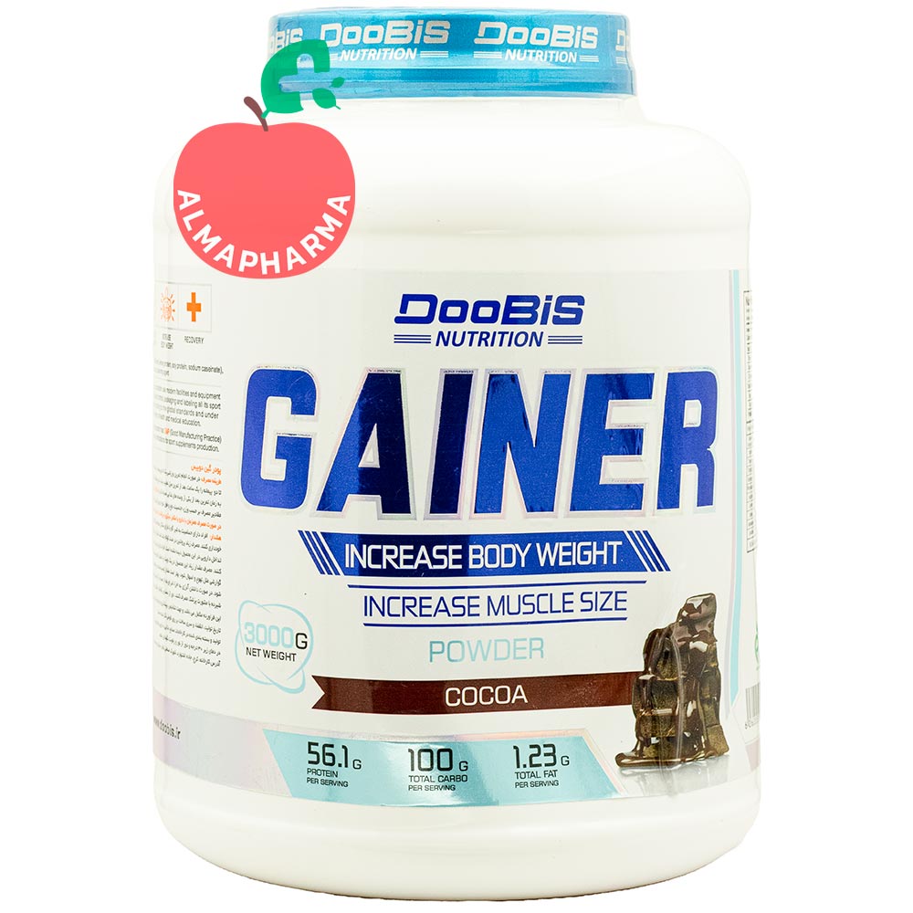 gainer-gain-3000-g-doobis---(7)-almapharma پودر گینر دوبیس نوتریشن - تصویر 1