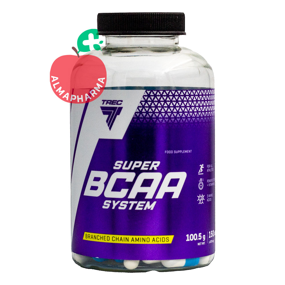 bcaa-high-speed-trec-neutrition-(4)-almapharma کپسول سوپر بی سی ای ای سیستم ترک نوتریشن