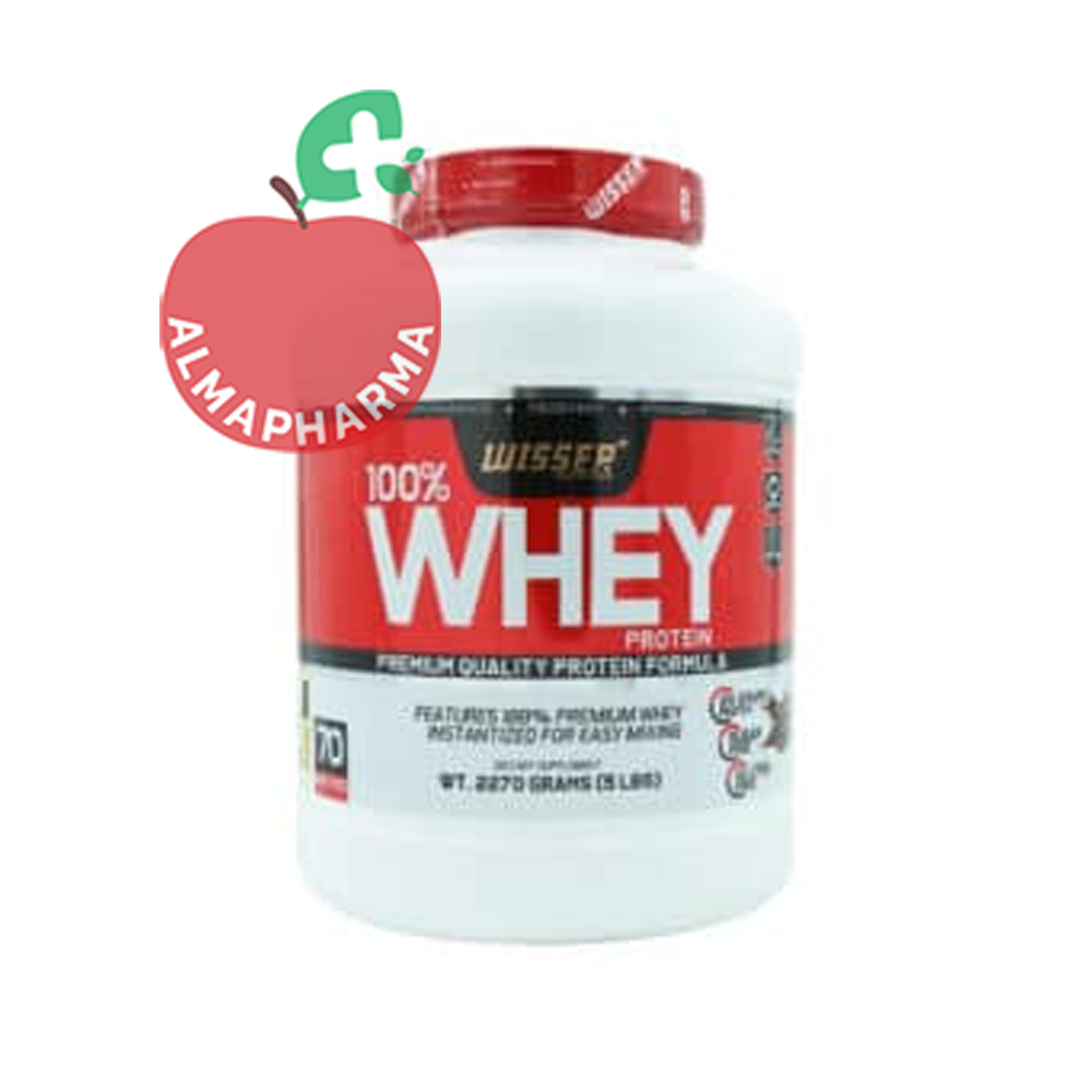 visser-whey-protein-powder-almapharma.ir پودر پروتئین وی ویثر 2270 گرمی