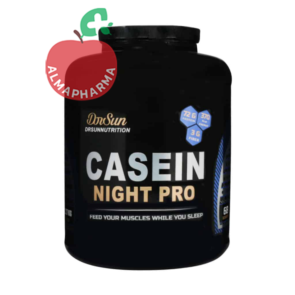 dr-sun-casein-night-pro-powder-almapharma.ir پودر پروتئین کازئین نایت پرو دکتر سان 2270 گرم