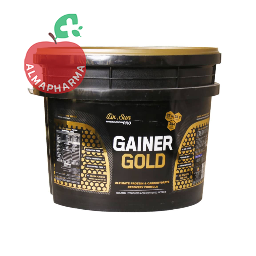 dr-sun-gainer-gold-supplements-almapharma.ir پودر گینر گلد دکتر سان 7 کیلو گرمی