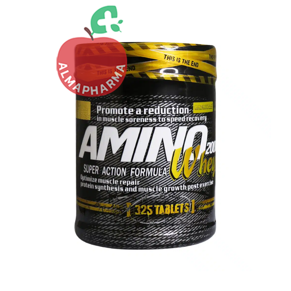 genestar-amino-whey-2000-325-tabs-almapharma.ir قرص آمینو وی 2000 ژن استار