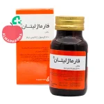 نمای پشتی سافت ژل فارماژلیتان دانا با اطلاعات جینسینگ G115، ویتامین‌ها، مواد معدنی و نحوه مصرف