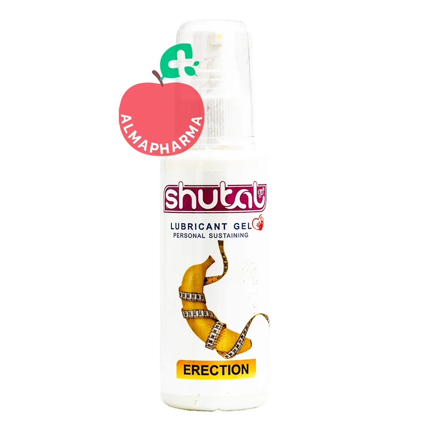 shutal-erection-gel (3) نمای جلویی ژل لوبریکانت افزایش نعوظ شوتال