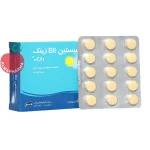قرص سیستین B۶ زینک رازک ۶۰ عددی - جعبه ۶۰ عددی - نمای جلو