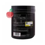 نمای پشت آمینو ۲ مایوجنیکس BCAA با طعم هلو