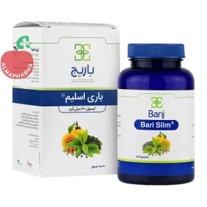 کپسول باری اسلیم باریج ۶۰ عددی - قوطی ۶۰ عددی - نمای جلو