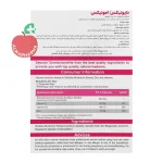کپسول امونیکس دایونیکس فارما ۳۰ عددی - نمای پشت جعبه و اطلاعات تکمیلی