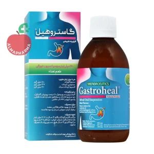 سوسپانسیون خوراکی گاستروهیل روژین ۲۴۰ میلی‌لیتر - بطری ۲۴۰ میلی‌لیتری - نمای جلو
