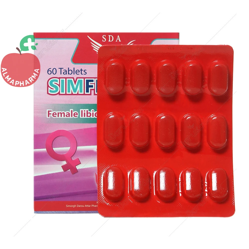 Simorgh Darou Attar Sim Fmalib-4-almapharma قرص سیم فمالیب سیمرغ دارو عطار ۳۰ عددی - جعبه ۳۰ عددی - نمای جلو