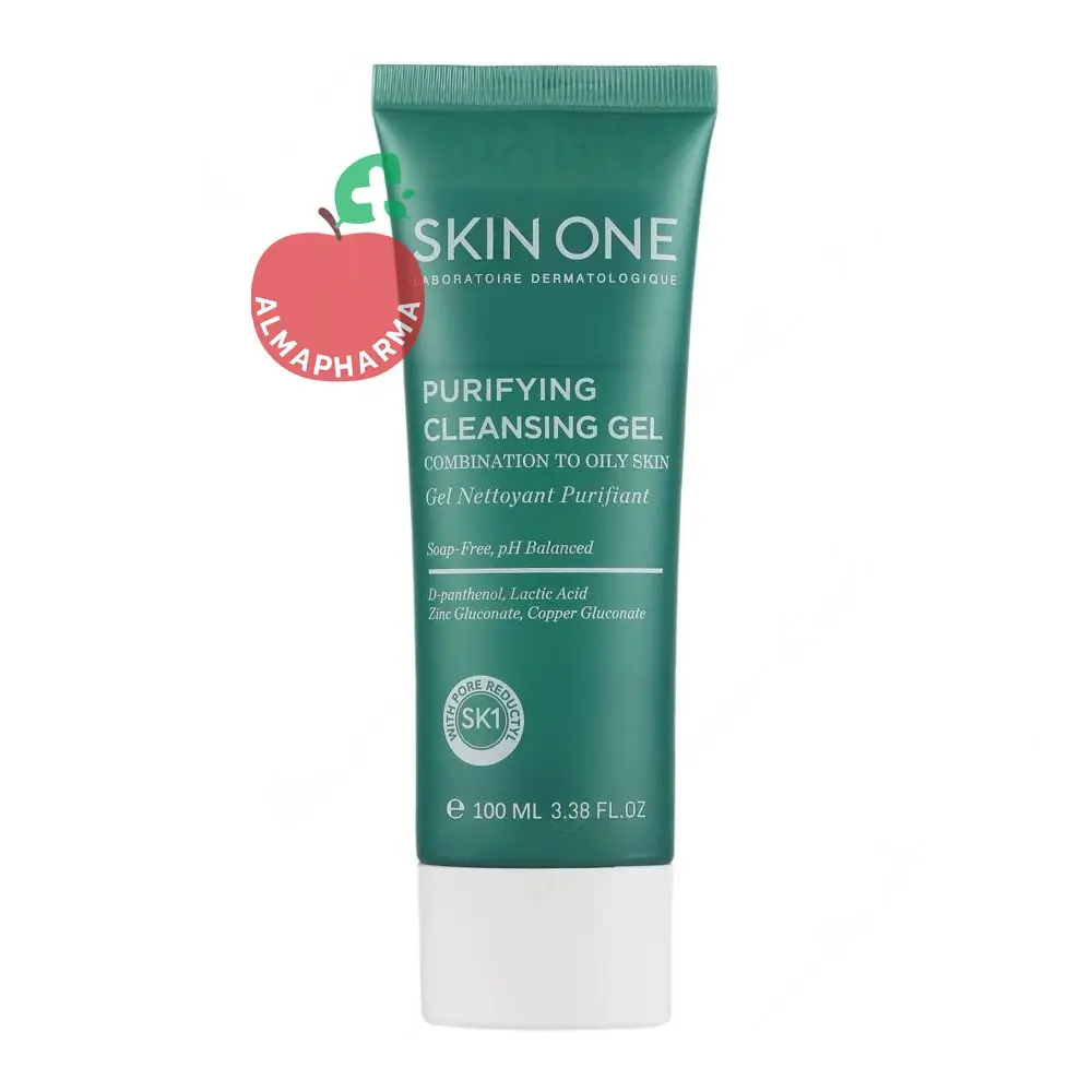 Skin One Shoindh Askin Oan Oily Skin Gel-almapharma ژل شوینده پوست چرب اسکین وان ۱۰۰ میلیلیتر