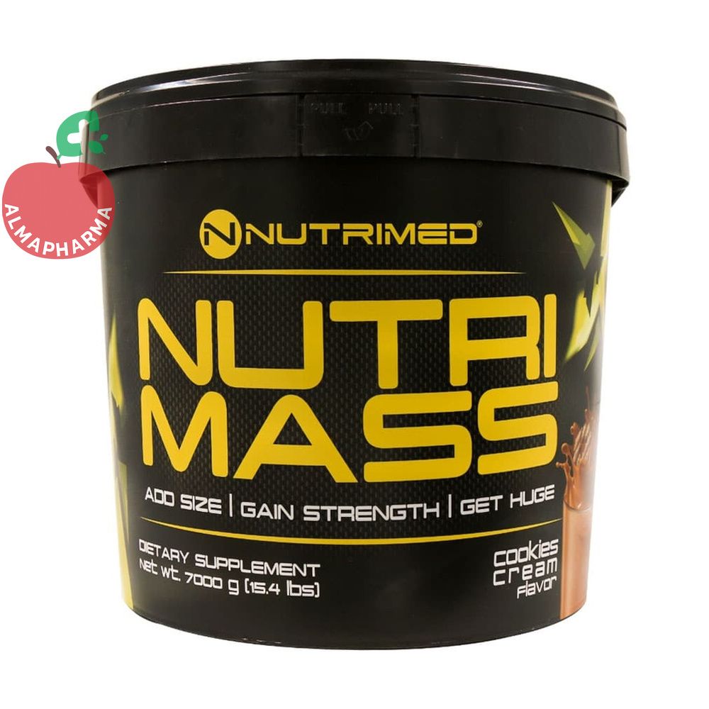 Nutrimed Stli Notri Ms Notrimd 7 Kilogm Powder_almafarma پودر گینر نوتری مس نوتریمد ۷ کیلوگرمی طعم شکلاتی - سطل ۷۰۰۰ گرمی - نمای جلو