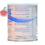 پودر لیدی میل فاسبل ۴۰۰ گرمی - نمای بغل قوطی ۴۰۰ گرمی