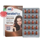 کپسول ژلاتینی نرم کراتین پلاس یوروویتال 40 عددی - جعبه 40 عددی - نمای جلو
