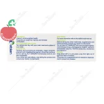 قرص اکتی ایمیون ابیان دارو ۶۰ عددی - نمای بغل جعبه ۶۰ عددی