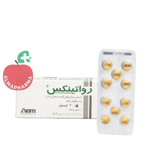 کپسول رواتینکس روا ۳۰ عددی - جعبه ۳۰ عددی - نمای جلو
